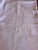 Antique French Linen Sheet With Hand Crochet Lace Trim Monogrammed White Trousseau Sheet Romantic French Bedding For Sale - Image 9 of 12