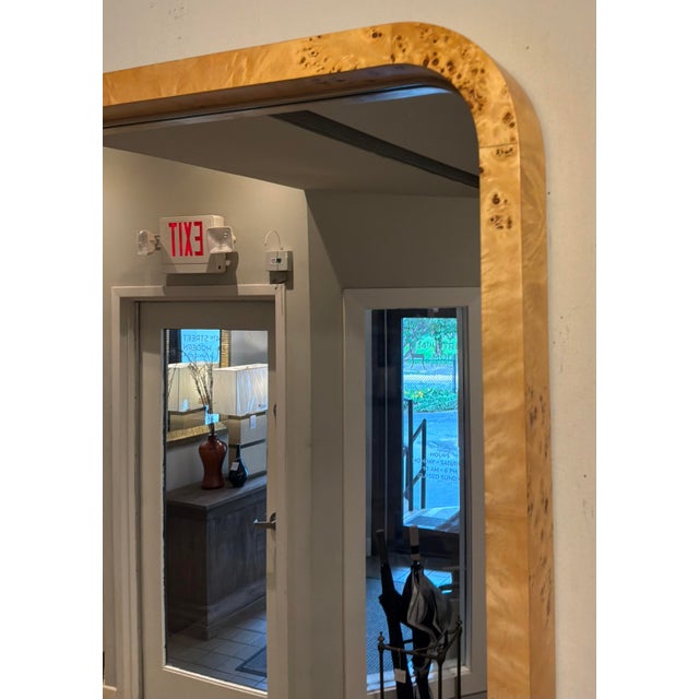 Villa & House Villa and House Modern Burl Wood Emil Wall Mirror For Sale - Image 4 of 4