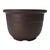 Brown Chinese Tokoname Yixing Clay Bonsai Pot Round Basin Planter 9" For Sale - Image 8 of 9