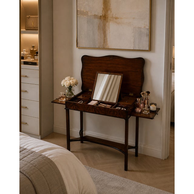 Antique Georgian Mahogany Dressing Table, 1780 For Sale - Image 11 of 12