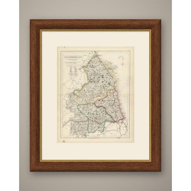 From hobson's fox-hunting atlas comes this antique fox hunting map of northumberland, engraved by j. And c. Walker circa...
