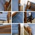 Mid to Late 20th Century Neoclassic Reclining Armchair Blue Chenille Fabric by Burris Industries For Sale - Image 17 of 18