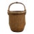 Vintage Bamboo Food Basket For Sale