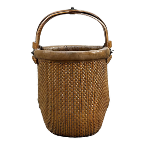 Vintage Bamboo Food Basket