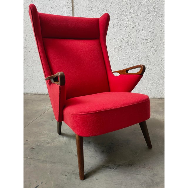 Mid-Century Modern Lounge Chair by Tela Chresten for Fidahl, Denmark, 1980 For Sale - Image 6 of 6
