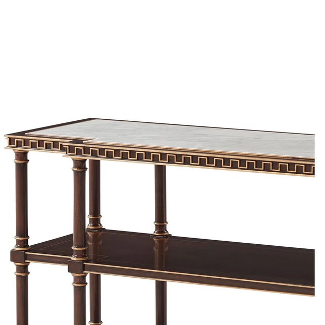 English English Three Tier Console Table For Sale - Image 3 of 5
