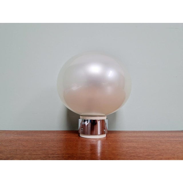 Vintage Wall Light in Opal Glass by Motoko Ishii for Staff Leuchten, 1970s For Sale - Image 3 of 12