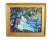 Wood Silvio Silvestri, Listed Artist Landscape Seascape Oil Painting Including the Antiqued Gold Wood Frame For Sale - Image 7 of 10