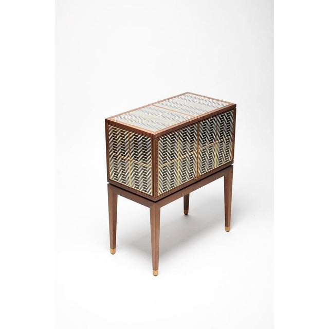 Lala Walnut Bronze Metal Sideboard by Reda Amalou Design For Sale - Image 6 of 8