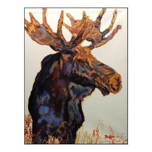 Patricia Griffin "Modifer" Animal Portrait Oil Painting