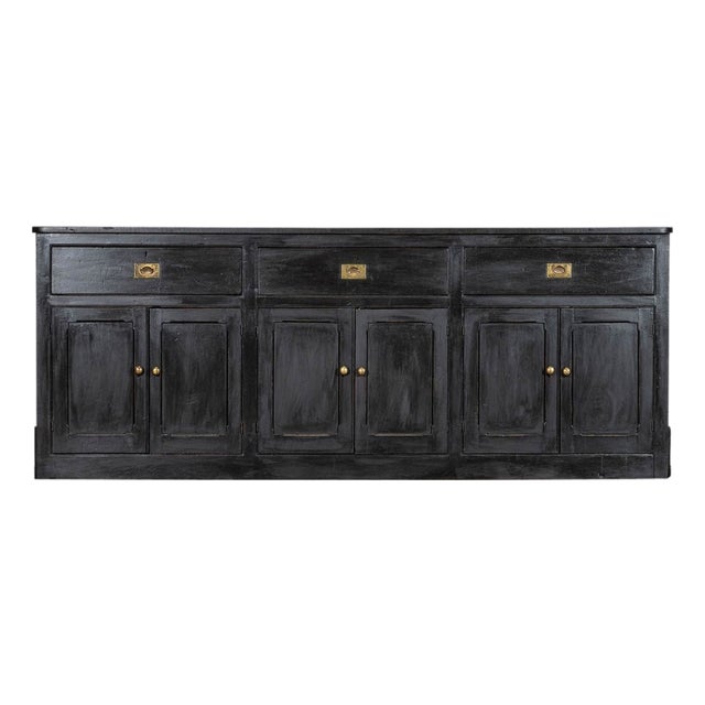 Large 19th-Century English Country Pine Dresser For Sale