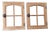 Arched Windows in Pine, Set of 2 For Sale
