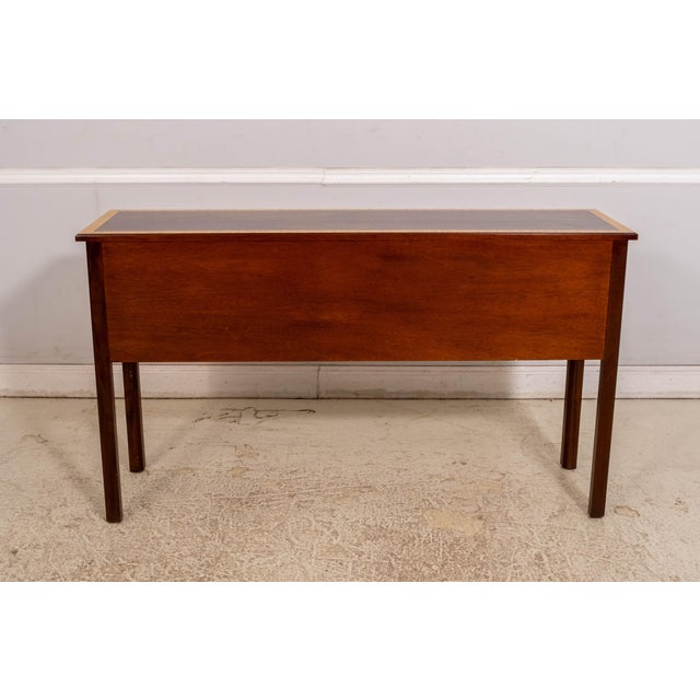 1990s Madison Square 4 Drawer Mahogany Server Commode For Sale - Image 16 of 16