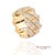 18k (750) Yellow Gold 4.50 Ct Natural Diamond Ring Band, Size 8 For Sale - Image 4 of 8