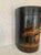 Half-Moon Painted Storage Box, 1970s For Sale - Image 3 of 11