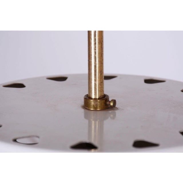 1960s Mid-Century Chandelier in Brass and Marbled Glass, Czech, 1960s For Sale - Image 5 of 11