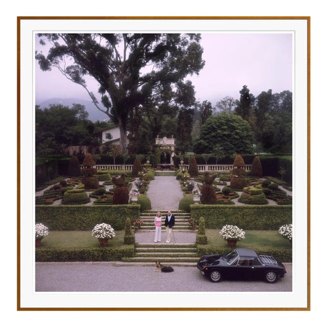 Contemporary J. Gordon Douglas 1970 by Slim Aarons Brown Framed C-Print For Sale