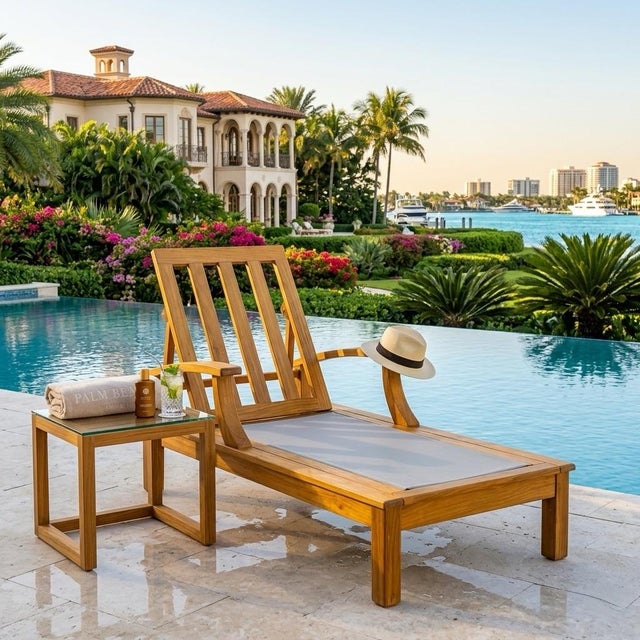 Camel Vintage Gloster Teak Reclining Chaise Lounge For Sale - Image 8 of 8