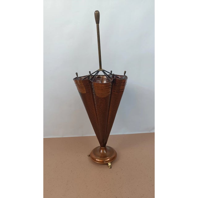 Umbrella Stand in Copper, 1960s For Sale - Image 10 of 10