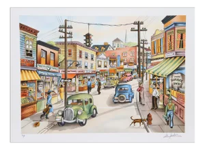 Ari Gradus, Main Street Usa, Lithograph