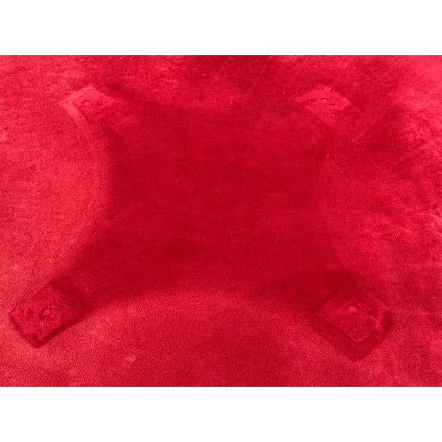 Late 20th Century 10ft Diameter Round Contemporary Area Rug For Sale - Image 5 of 6