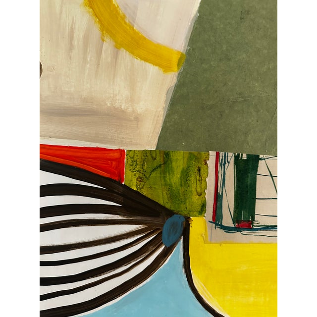 Framed Original Contemporary Abstract Mixed Media Art by Michael Sanchez For Sale In Dallas - Image 6 of 7