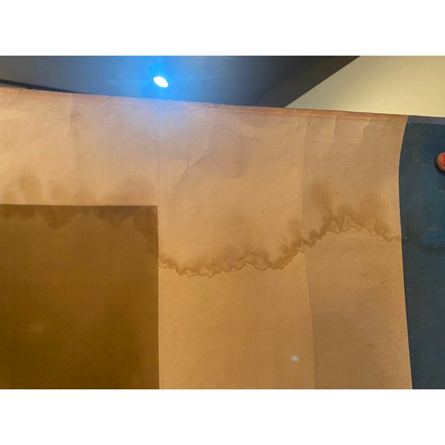 Mid 19th Century Large Dragon Scroll Painting For Sale - Image 9 of 17