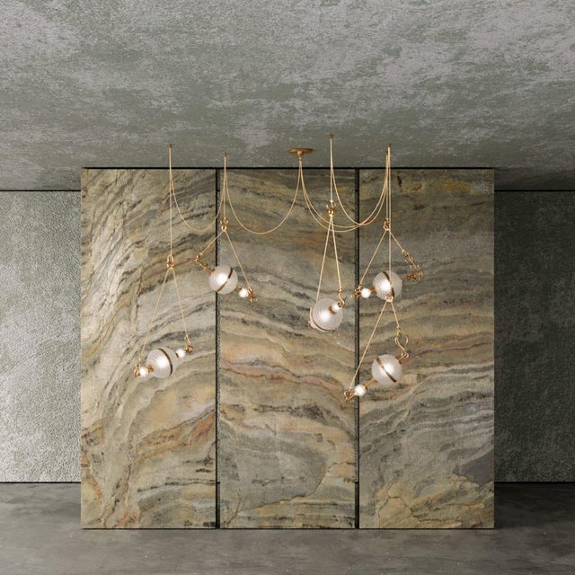 Saturn Suspension Lamp Handmade by Creativemary For Sale - Image 18 of 18