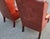 Pair of Classic Leather Furniture Tufted Oxblood Leather Wingback Library Lounge Chairs With Brass Nailhead Trim, Circa 1980s For Sale In Washington DC - Image 6 of 14