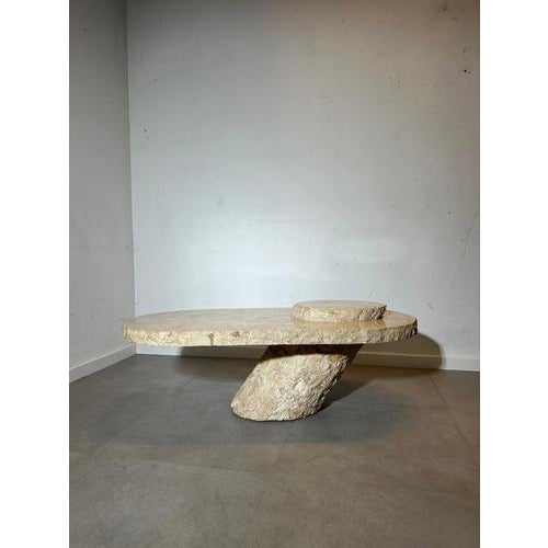 Vintage Mactan Stone Coffee Table For Sale - Image 6 of 6