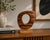 An original abstract wood sculpture by Arkansas artist and furniture maker Paul Milholland of Milwerk. Created in 2023,...