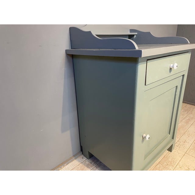 Green Antique Chest of Drawers, 1890s For Sale - Image 8 of 18