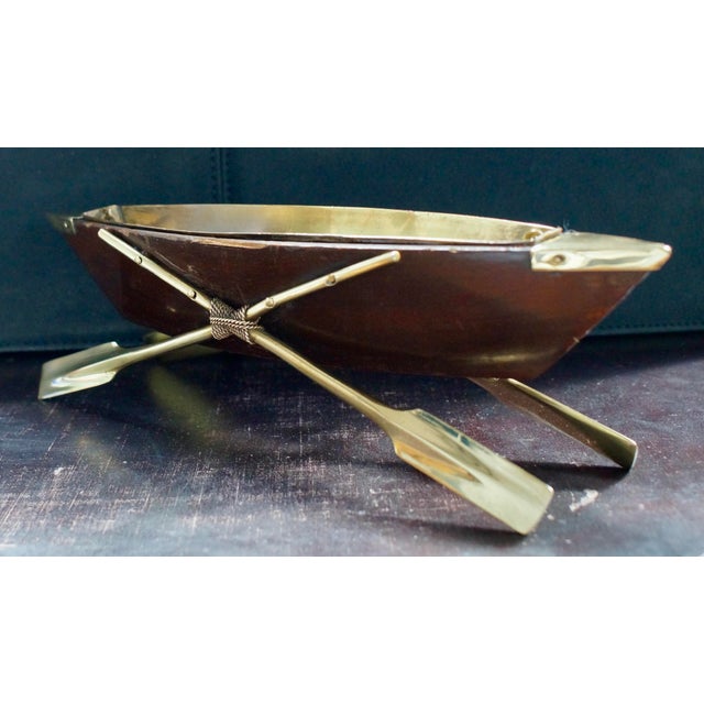 1900 - 1909 Antique Rowing Boat Cruet Centerpiece, 1900 For Sale - Image 5 of 11