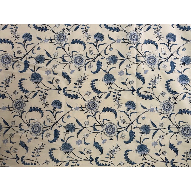 English Sister Parish "Titania" Royal Blue 5 Yards For Sale - Image 3 of 6