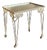 Art Deco Style Wrought Iron Serving Cart, 1950s For Sale