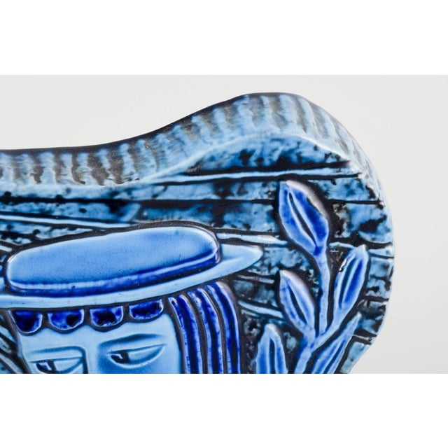 Large Wall Relief in Glazed Ceramic by Gunnar Nylund for Rörstrand For Sale - Image 5 of 10