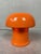 Orange Vintage Ceramic Mushroom Lamp from Massive, 1970s For Sale - Image 8 of 8