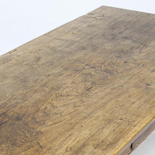 Large Antique Rustic French Farmhouse Coffee Table For Sale - Image 6 of 13