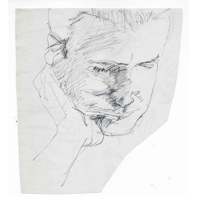 Portraiture 1950s Paul McCarron Portrait of a Man For Sale - Image 3 of 3