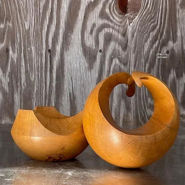 Vintage Boho Abstract Stacked Sphere Sculpture For Sale In West Palm - Image 6 of 6