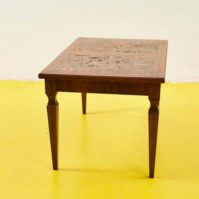 Antique Neoclassical Style Coffee Table For Sale - Image 6 of 8
