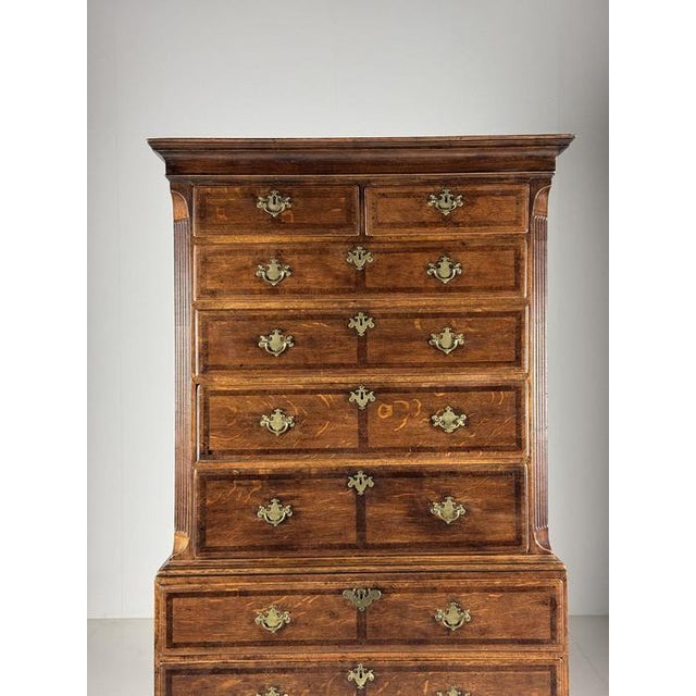English Tallboy in Oak, 1800s For Sale - Image 18 of 18