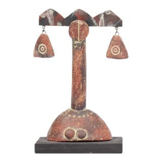 “Princess and Earrings” Studio Pottery Sculpture by John Maltby For Sale