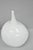 Decorative Modern White Bulbous Art Glass Vessel Vase by Lazy Susan - 2 Pc Set For Sale - Image 13 of 18