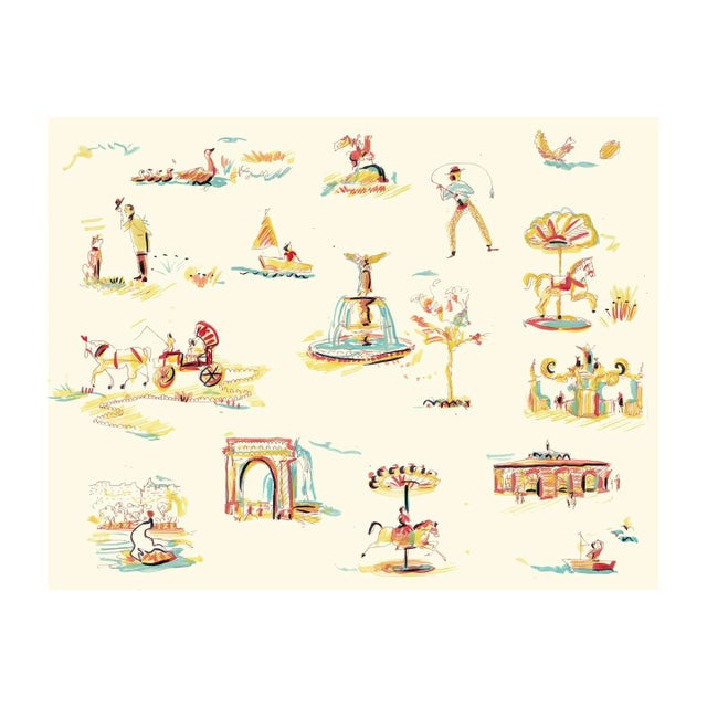 Sunday in the Park Print by Pauline De Roussy De Sales For Sale