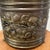 Vintage Claw Footed Embossed Aged Brass Planter/Jardiniere With Grape and Vine Clusters For Sale - Image 10 of 12