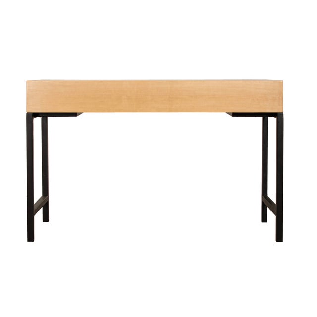Wood Maple Writing Desk - Natural For Sale - Image 7 of 8