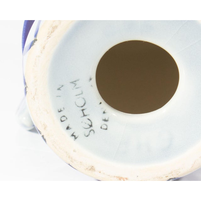 White Soholm Denmark Ceramic Angel Candlestick Holder For Sale - Image 8 of 8