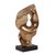 If you love the abstract, this sculpture is for you. An abstract, organic form of ceramic is finished in a gorgeous matte...