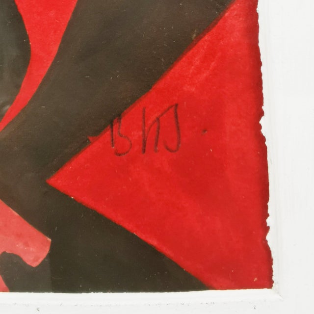 Bent Karl Jacobsen, Surrealist Composition, 1970s, Mixed Media on Paper For Sale - Image 13 of 17